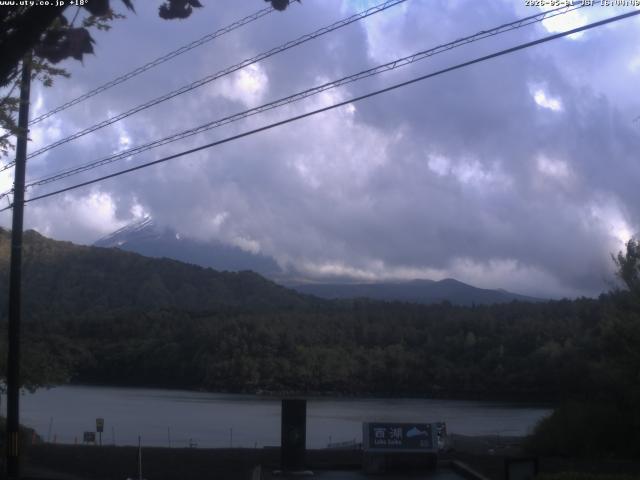西湖からの富士山