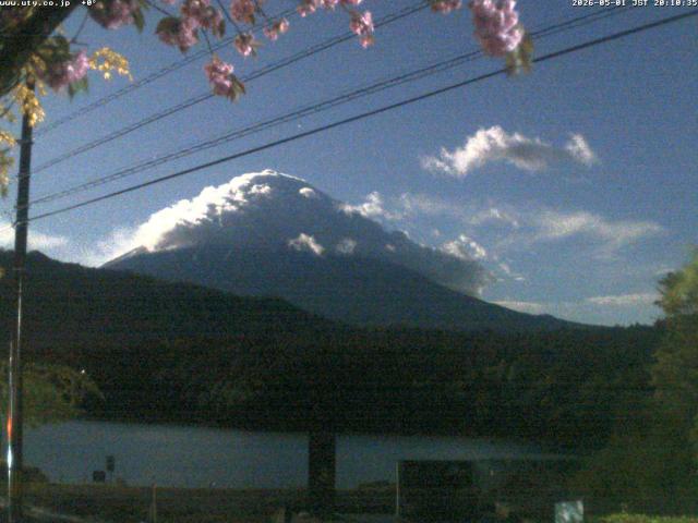 西湖からの富士山