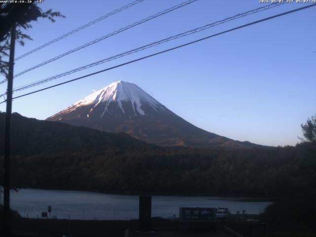 西湖からの富士山