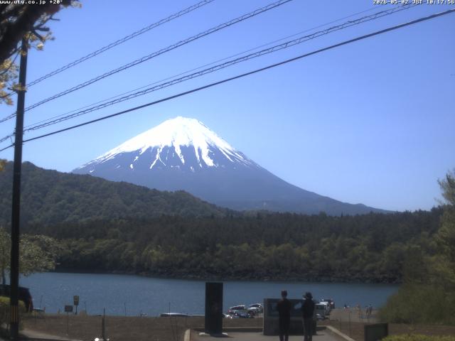 西湖からの富士山