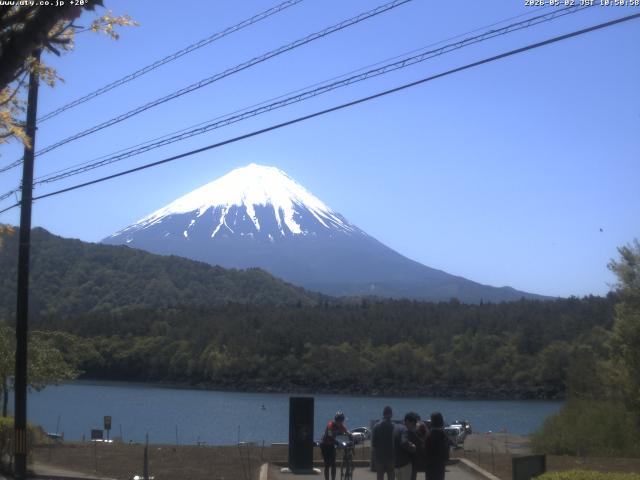 西湖からの富士山