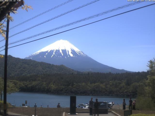 西湖からの富士山