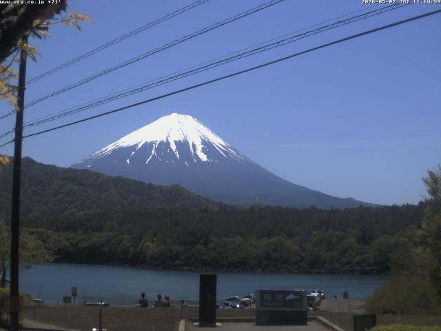 西湖からの富士山