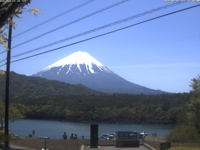 西湖からの富士山