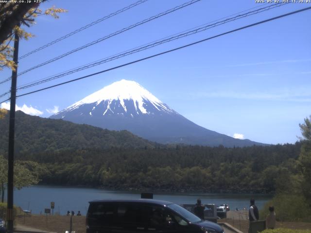 西湖からの富士山
