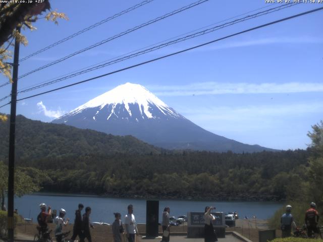 西湖からの富士山
