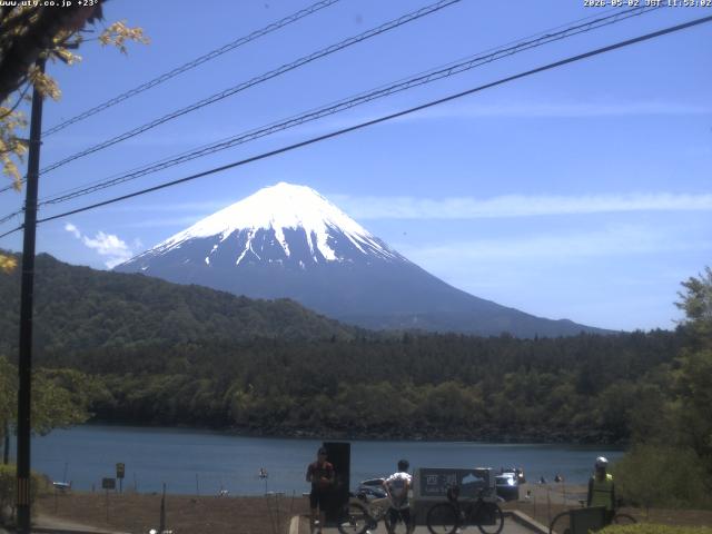 西湖からの富士山