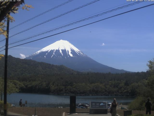 西湖からの富士山