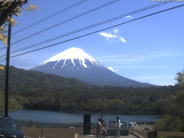 西湖からの富士山