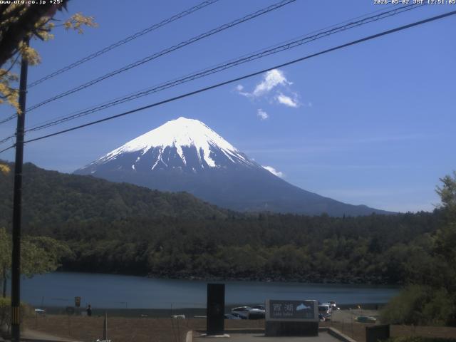 西湖からの富士山