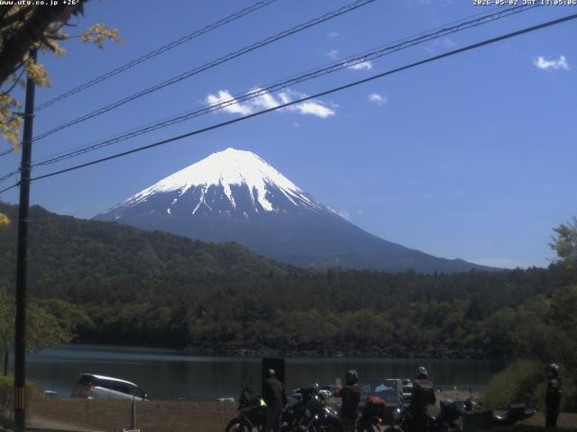 西湖からの富士山