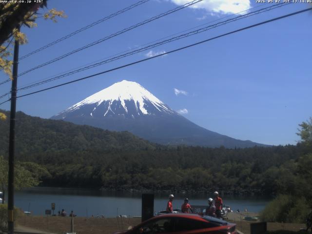 西湖からの富士山