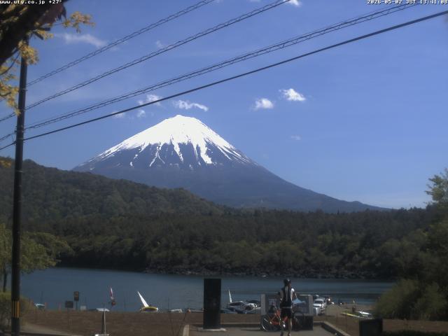 西湖からの富士山
