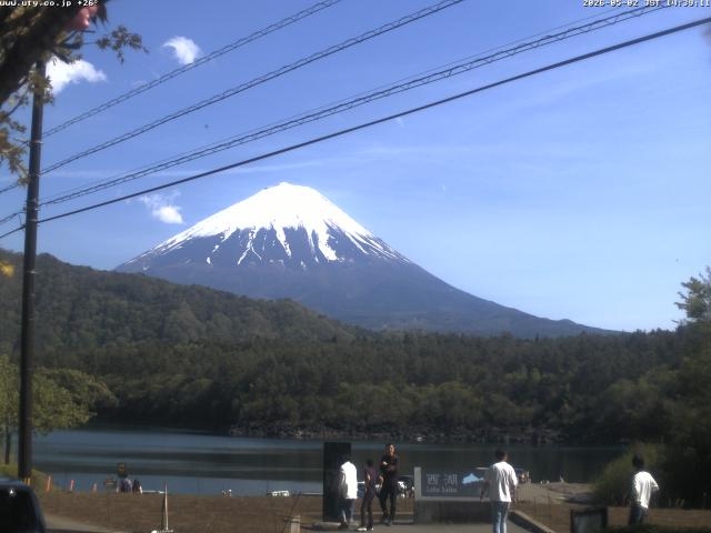 西湖からの富士山