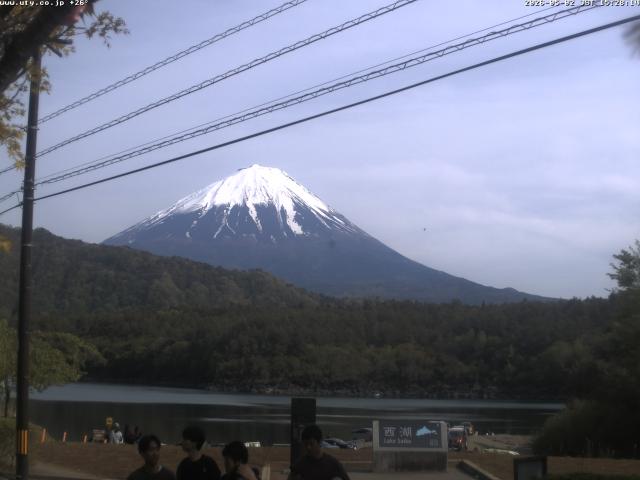 西湖からの富士山