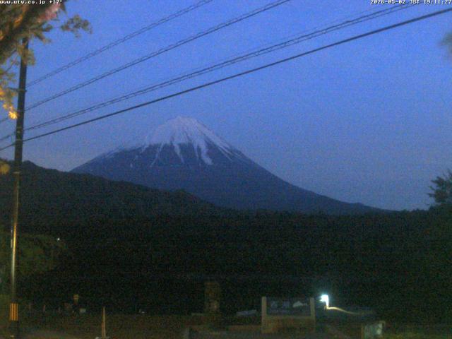 西湖からの富士山