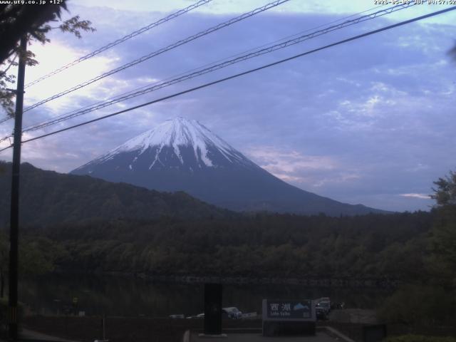 西湖からの富士山