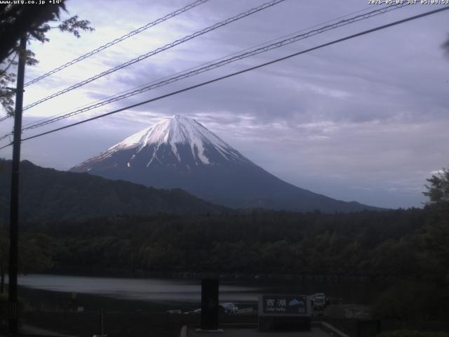 西湖からの富士山