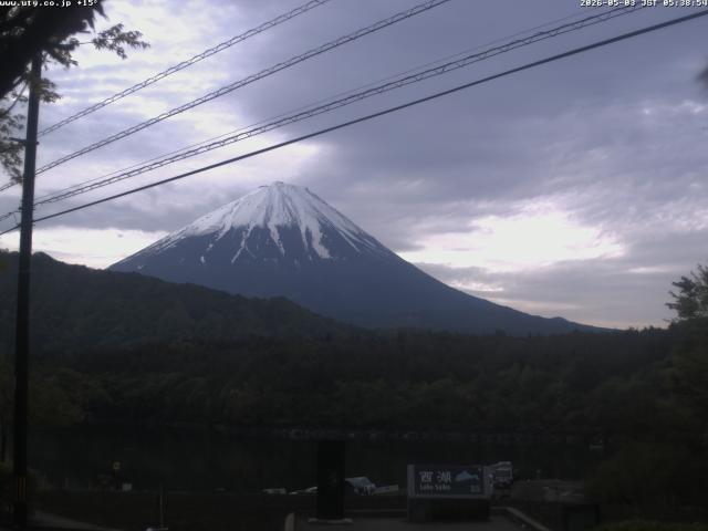 西湖からの富士山
