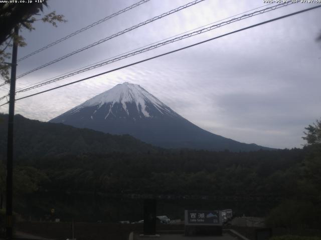 西湖からの富士山