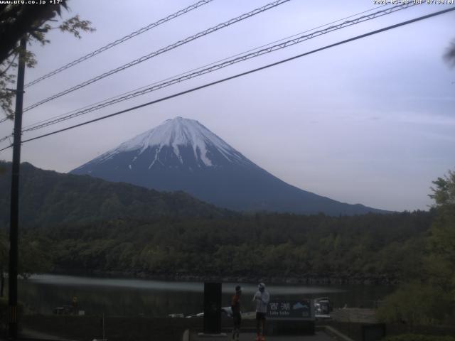 西湖からの富士山