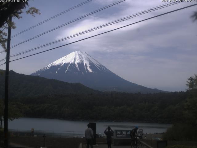 西湖からの富士山