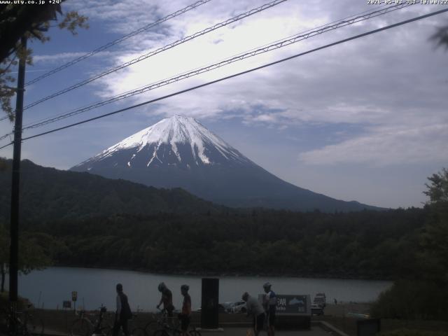 西湖からの富士山
