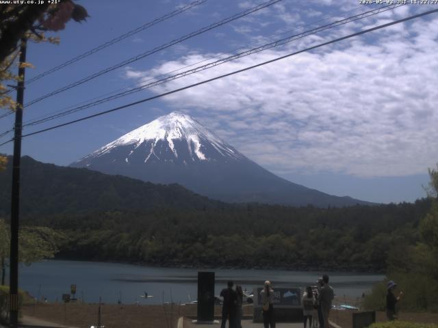 西湖からの富士山