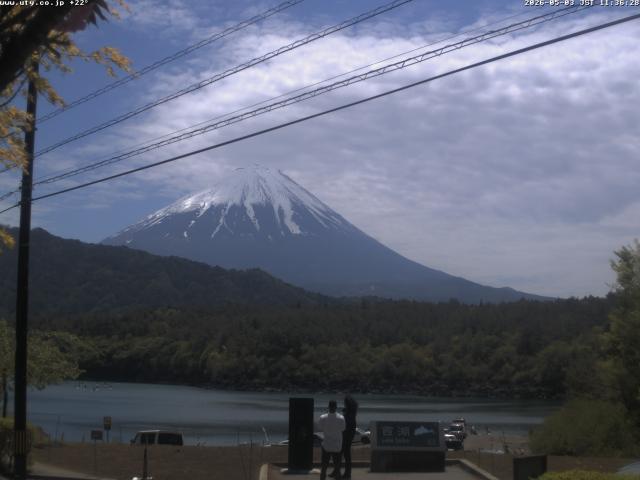 西湖からの富士山