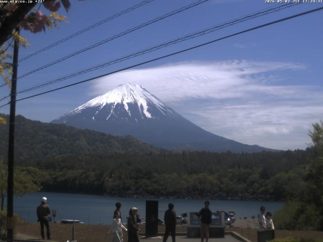 西湖からの富士山
