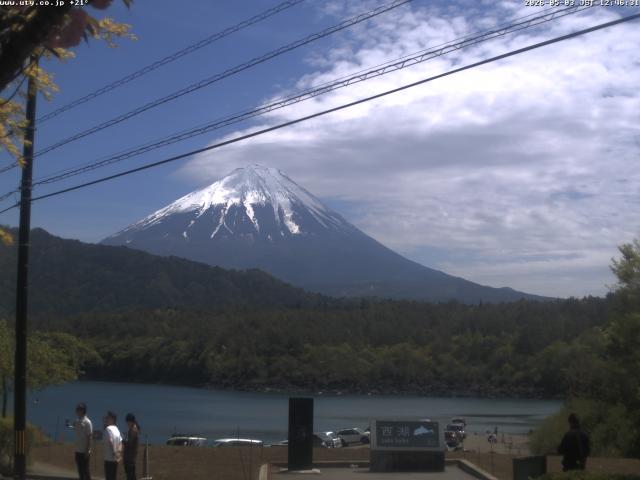 西湖からの富士山