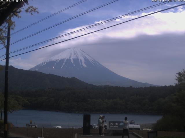 西湖からの富士山