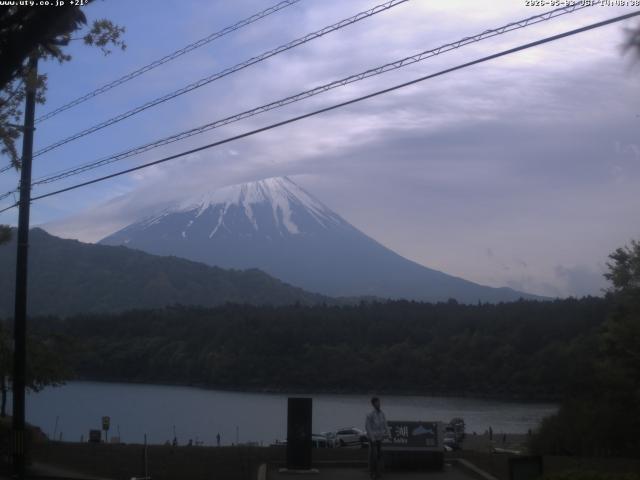 西湖からの富士山