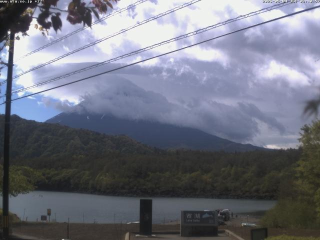 西湖からの富士山