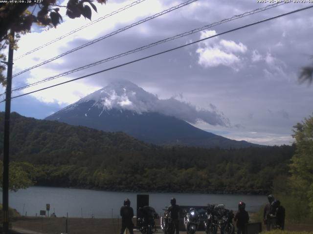 西湖からの富士山