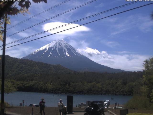 西湖からの富士山