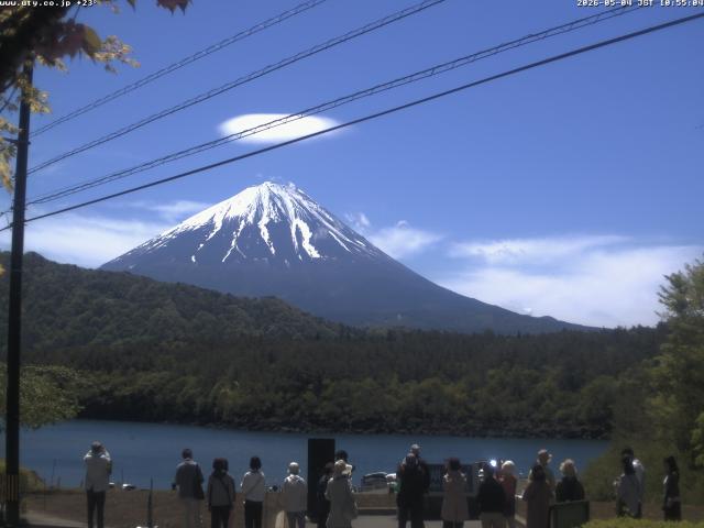西湖からの富士山