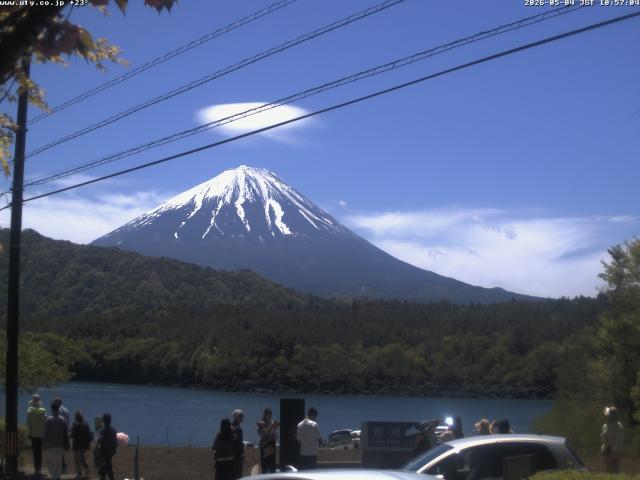 西湖からの富士山