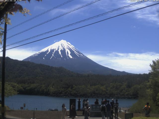 西湖からの富士山