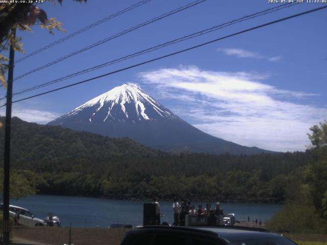 西湖からの富士山