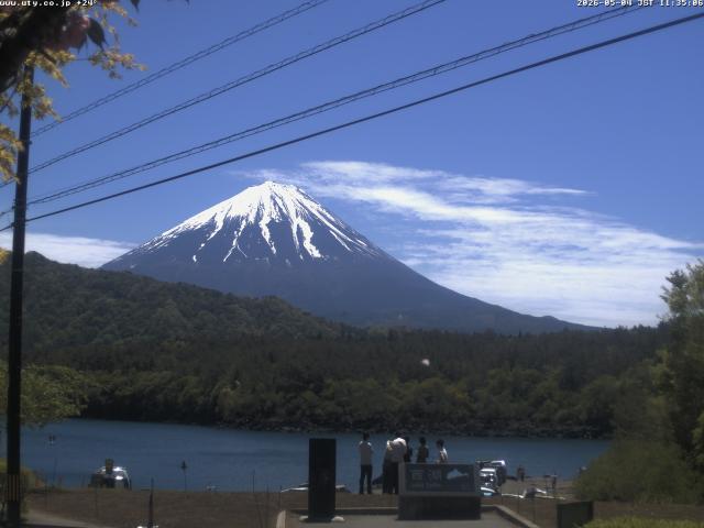 西湖からの富士山
