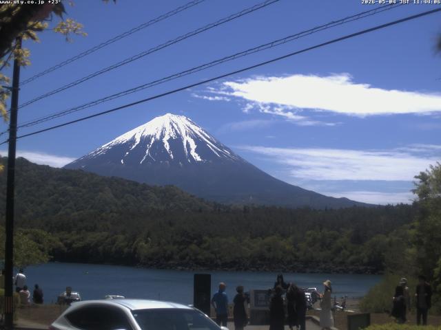 西湖からの富士山