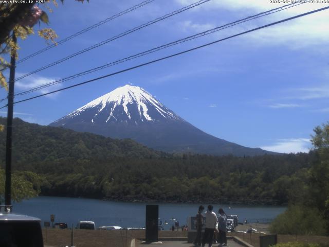 西湖からの富士山