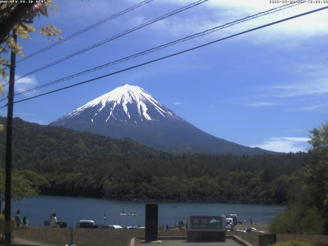 西湖からの富士山