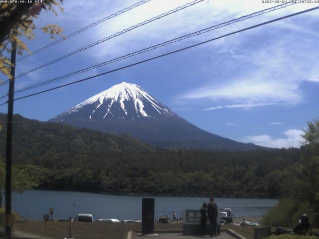 西湖からの富士山
