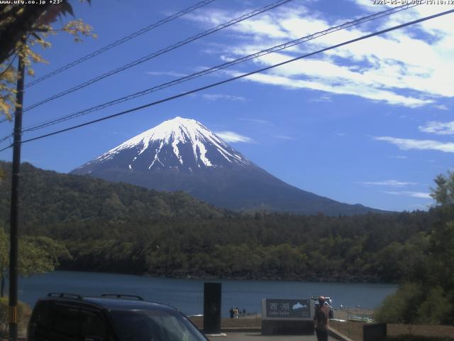 西湖からの富士山