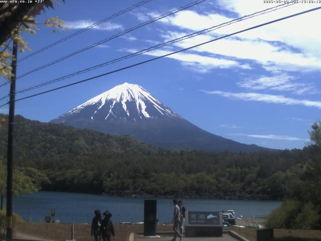 西湖からの富士山