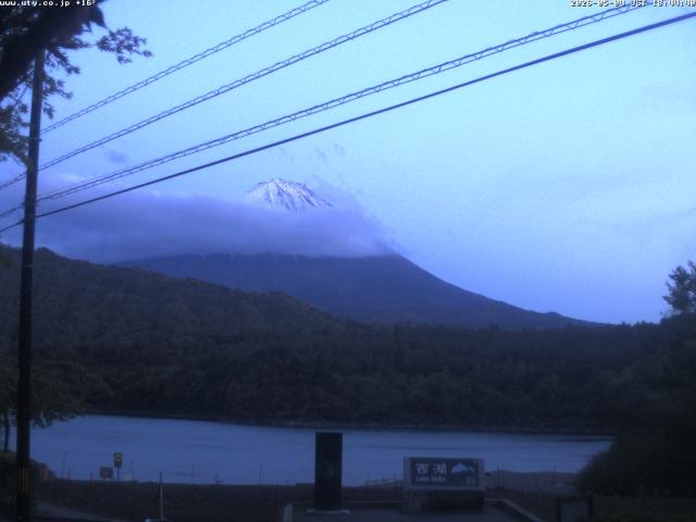 西湖からの富士山