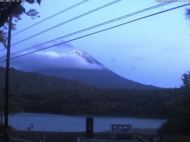 西湖からの富士山