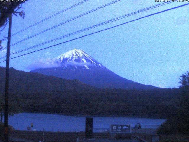 西湖からの富士山